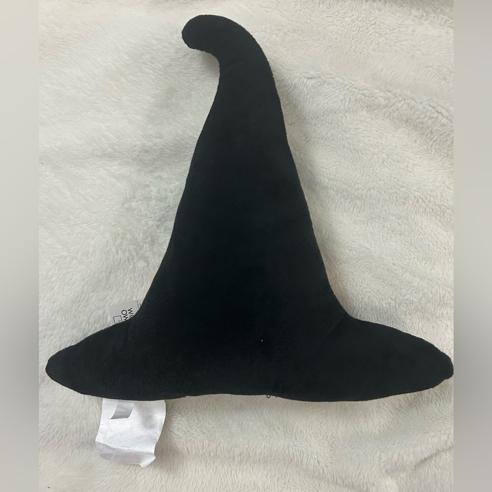 Target Halloween Witch Hat Pillow Decoration Black and Orange NWT - Picture 2 of 4